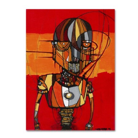 Craig Snodgrass 'Segmented Man III' Canvas Art,18x24